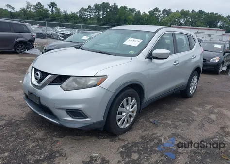 2015 Nissan Rogue S z USA, uszkodzony, nr VIN KNMAT2MTXFP590218
